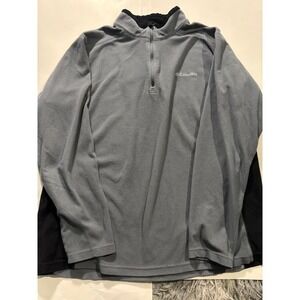 Columbia Sportswear Gray Fleece 1/4 Zip‎ Pullover Mens Large